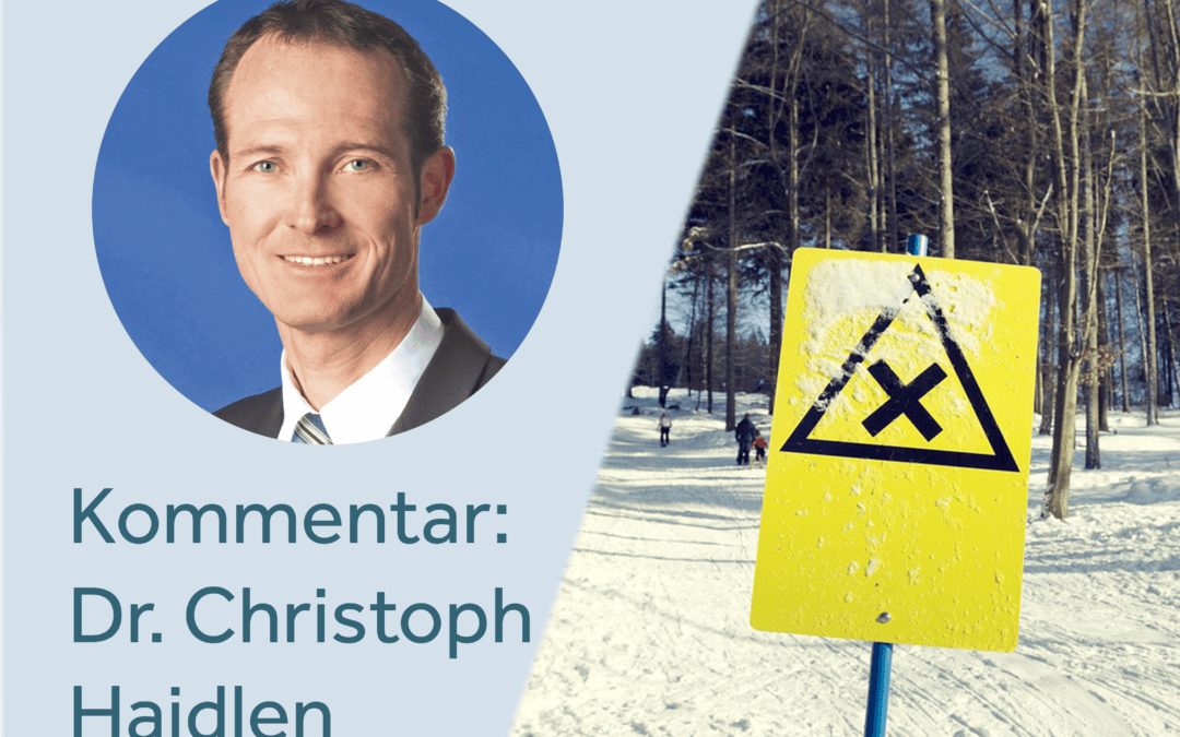 Absicherung der Pistenränder
