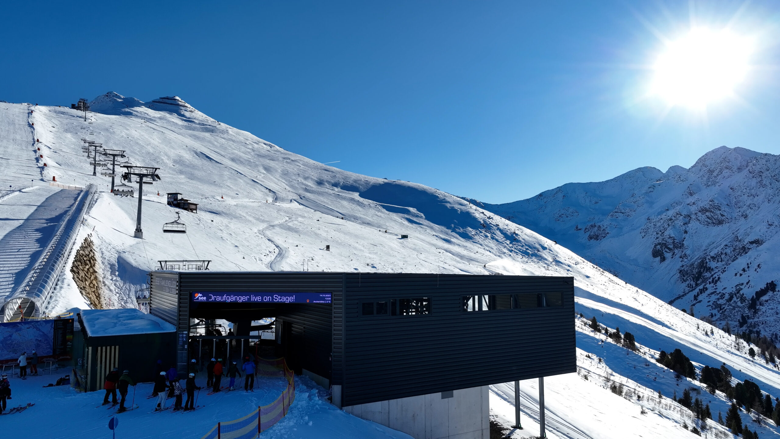 Feierliche Einweihung der neuen 8erSesselbahn Familienglückœ in See – 1