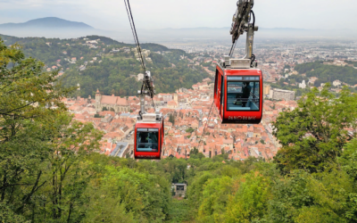 Moderne Pendelbahn für Brașov