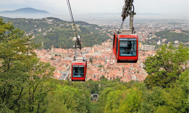 Moderne Pendelbahn für Brașov