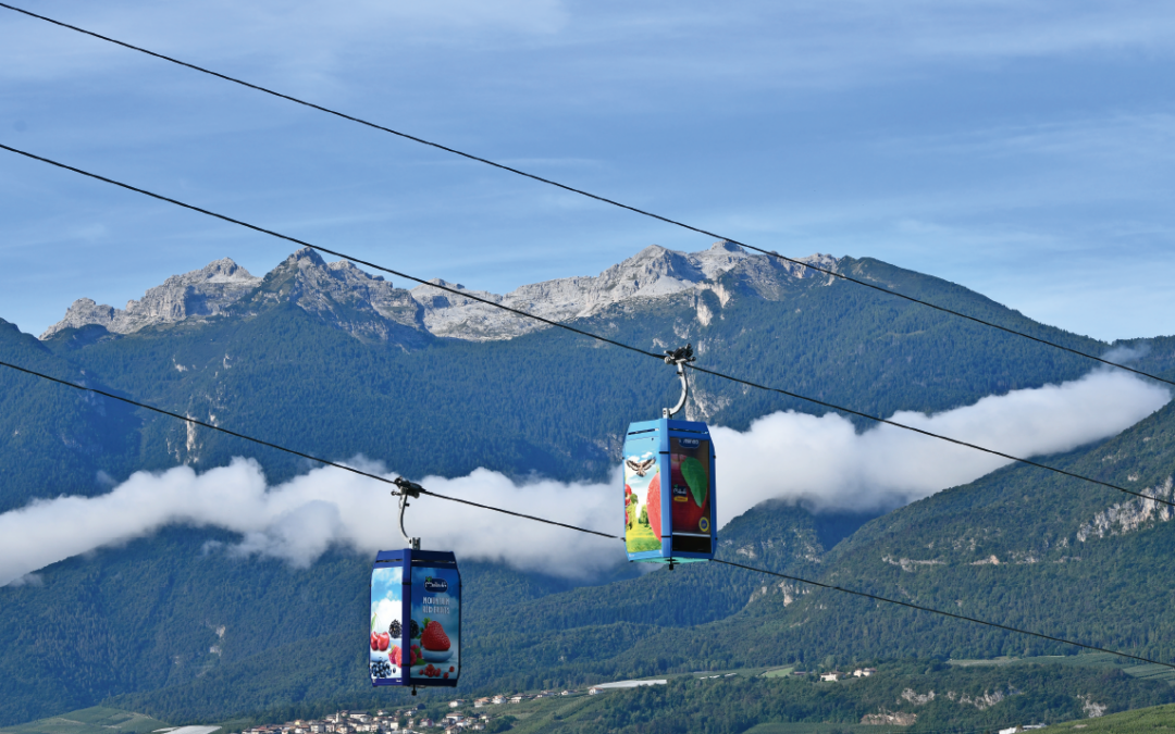 Materialseilbahn der besonderen Art