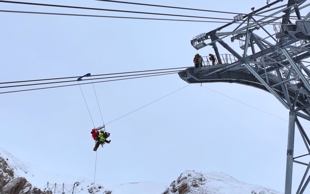 Neue Evakuierungslösung für 3S-Bahn am Col Rodella