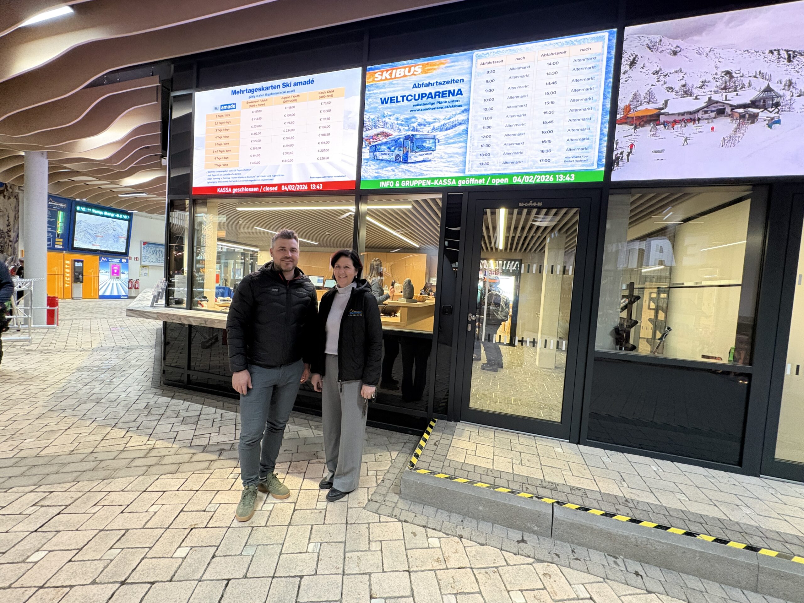 LED-Kassensystem Zauchensee