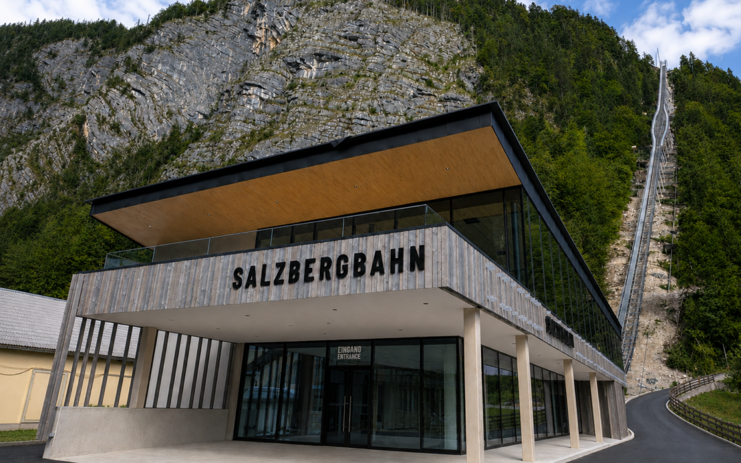 Hallstatt nimmt neue Standseilbahn in Betrieb