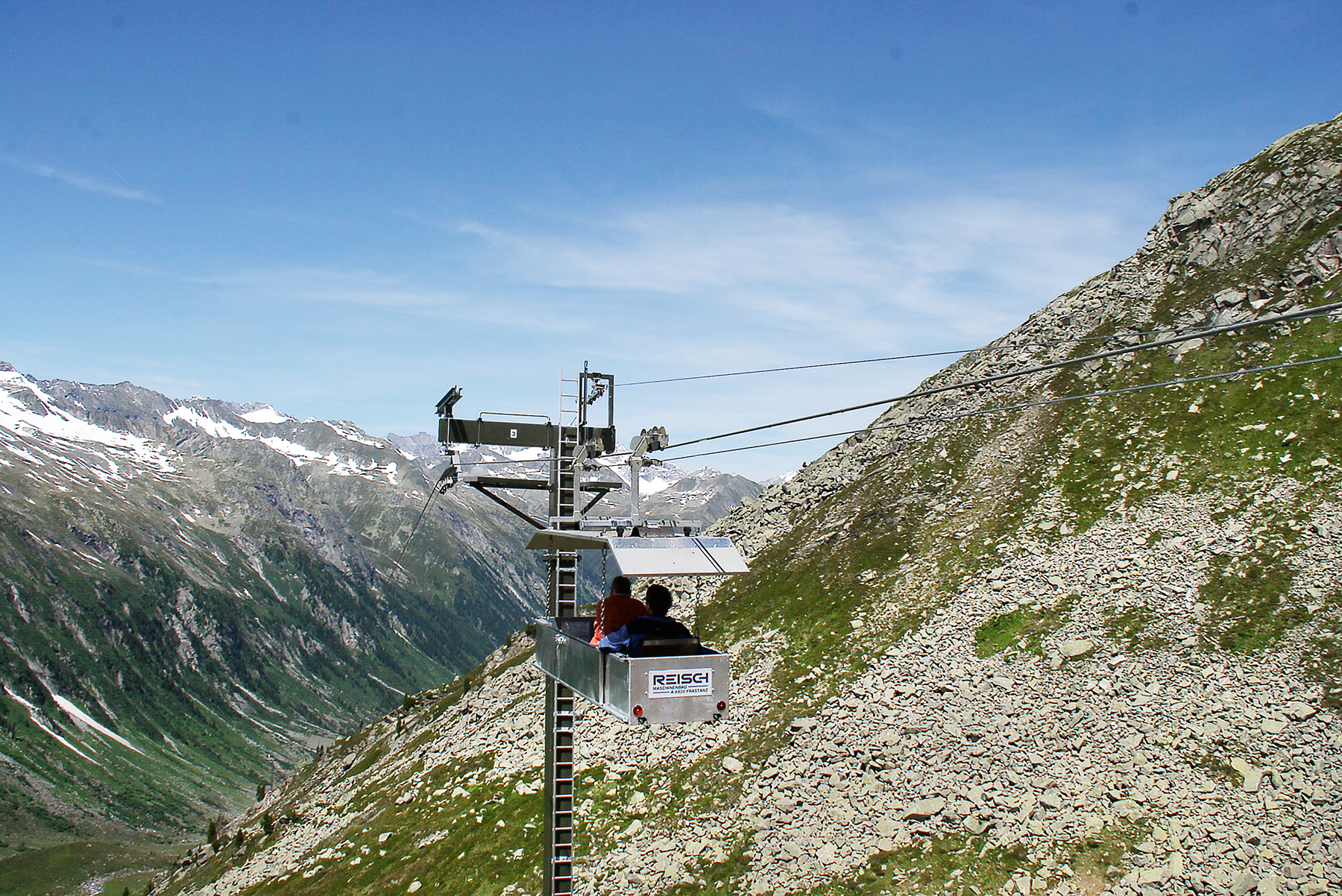 Neue Werksverkehr-Seilbahn im Krimmler Achental