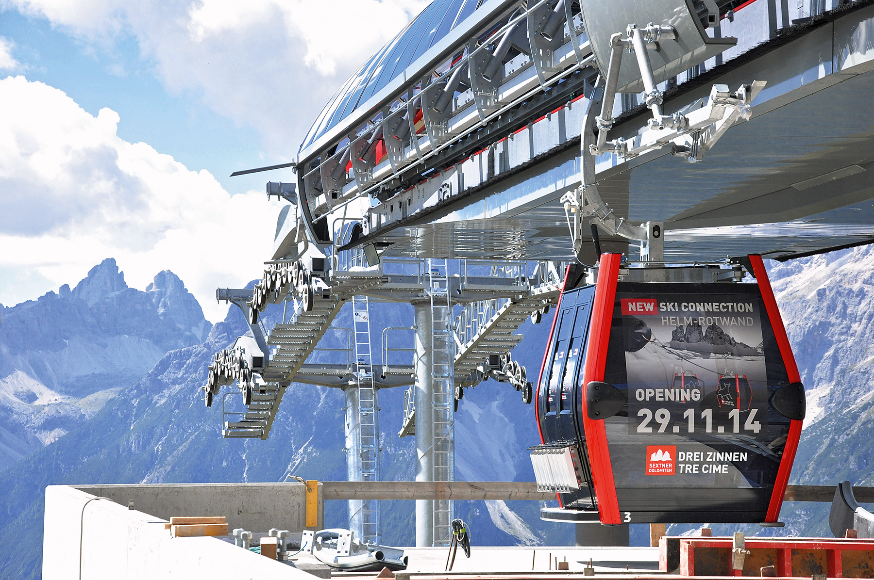 Sextner Dolomiten setzen auf Hightech aus Südtirol