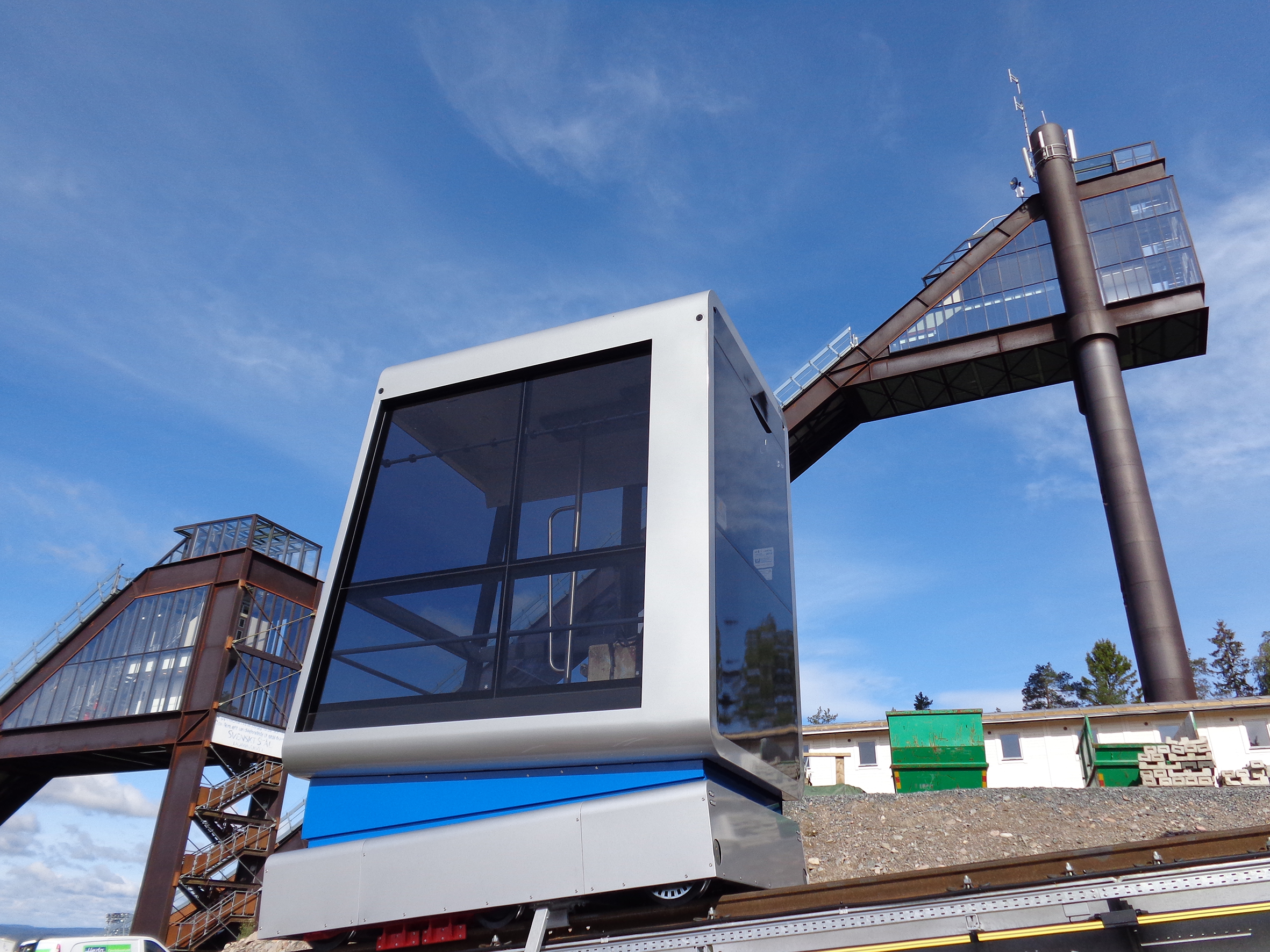 Standseilbahn für Nordische Ski-WM 2015 in Falun