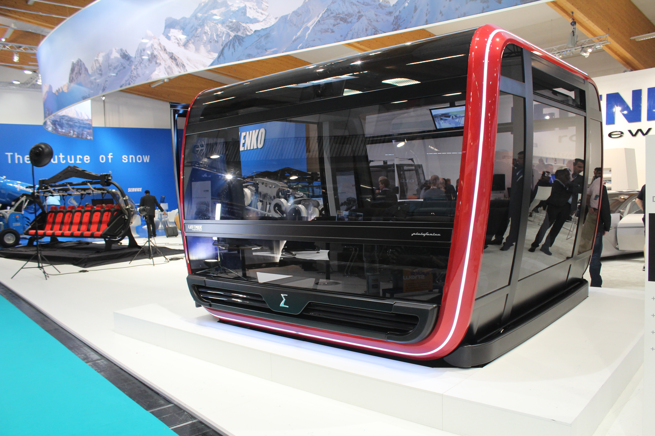 Neue komfortable 3S-Bahn für Zermatt