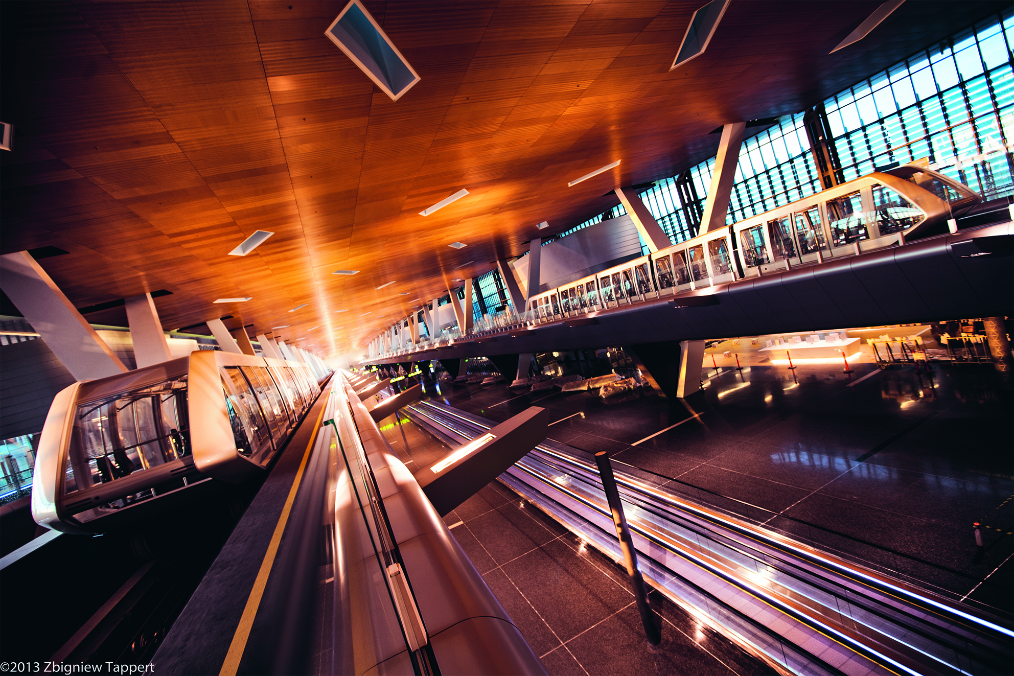 Neue APM-Anlage am Flughafen in Doha