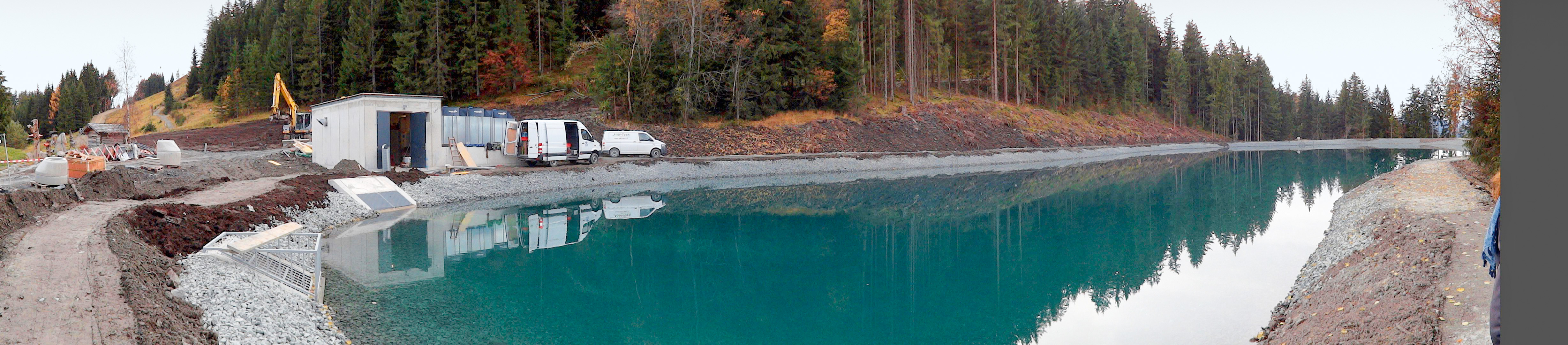 Neuer Speicherteich für Bergbahnen Ellmau-Going