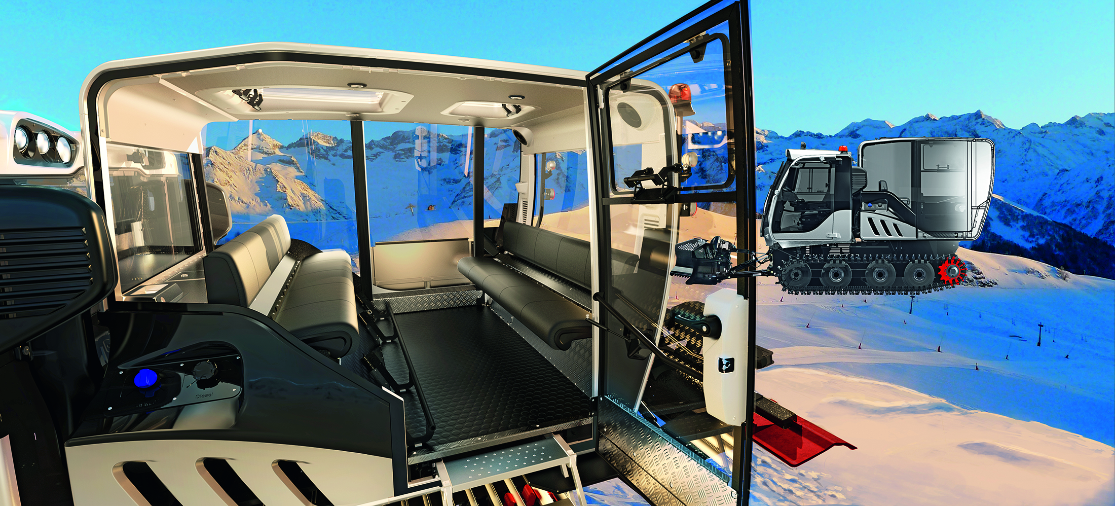 Hochwertige Transportkabine