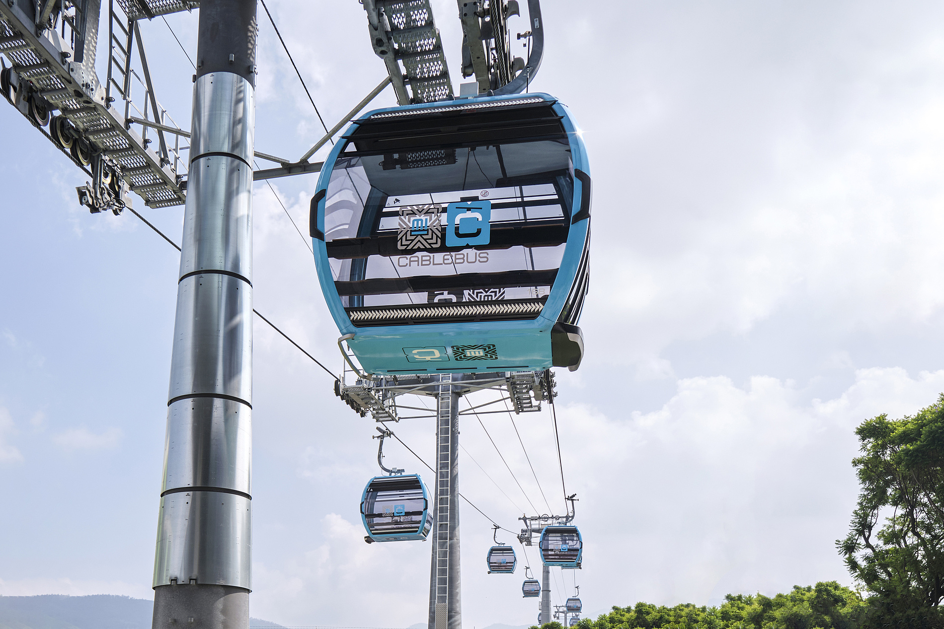 „El Cablebús Linea 1“ in Mexiko-Stadt eröffnet