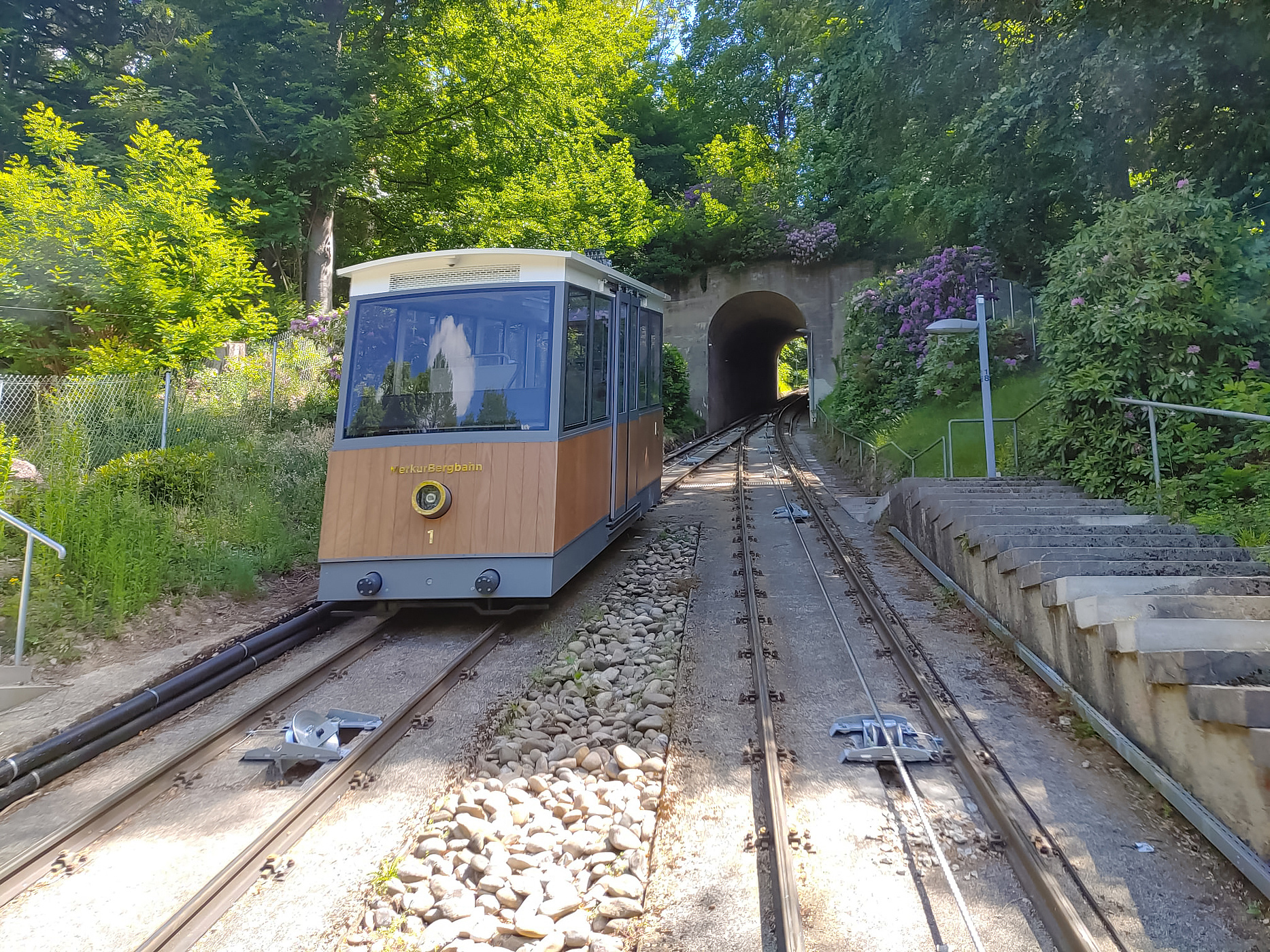 Generalsanierung der Standseilbahn am Merkurberg
