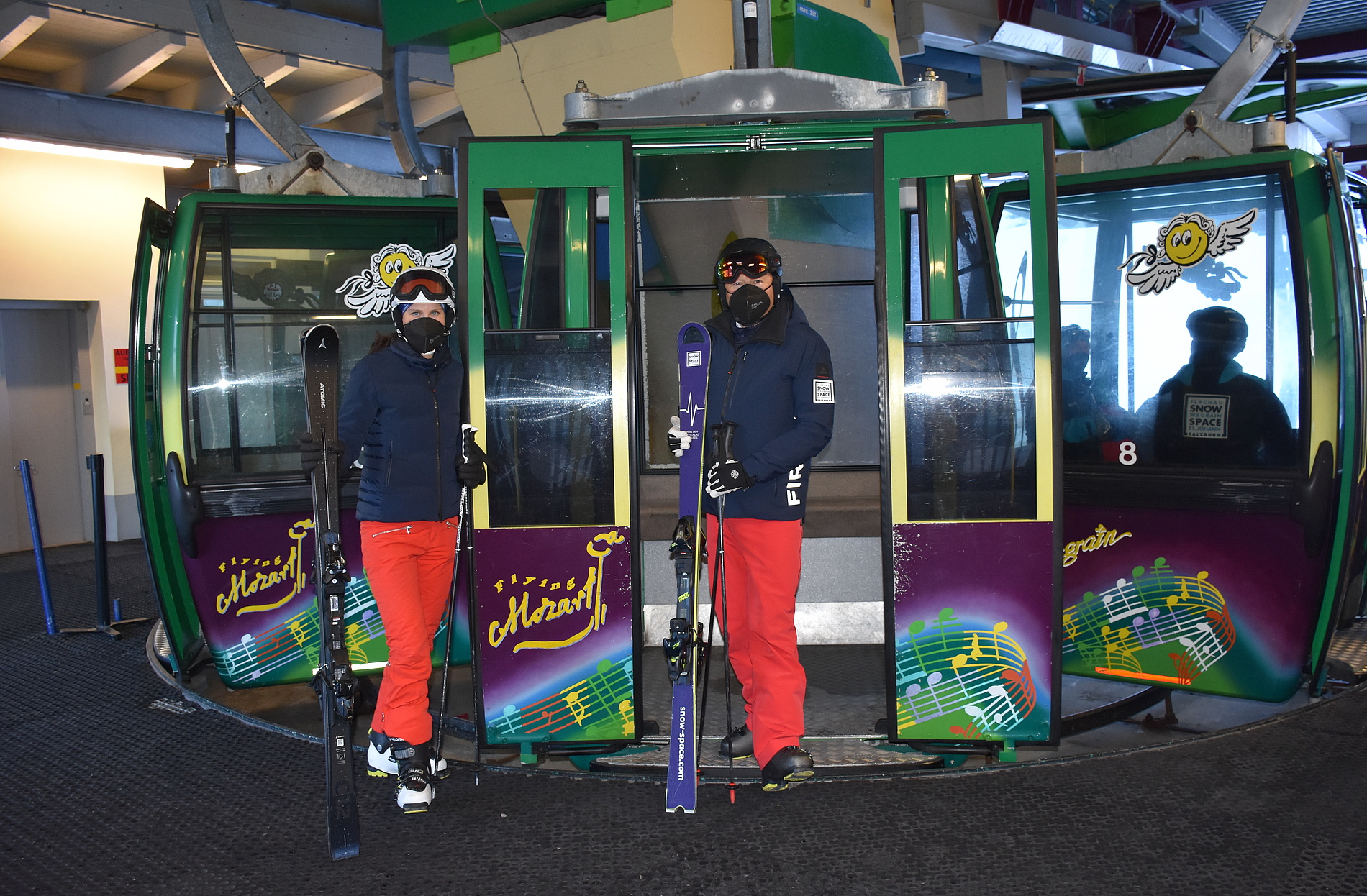 Neubau der 10er-Kabinenbahn Flying Mozart im Snow Space Salzburg frühzeitig fortgesetzt
