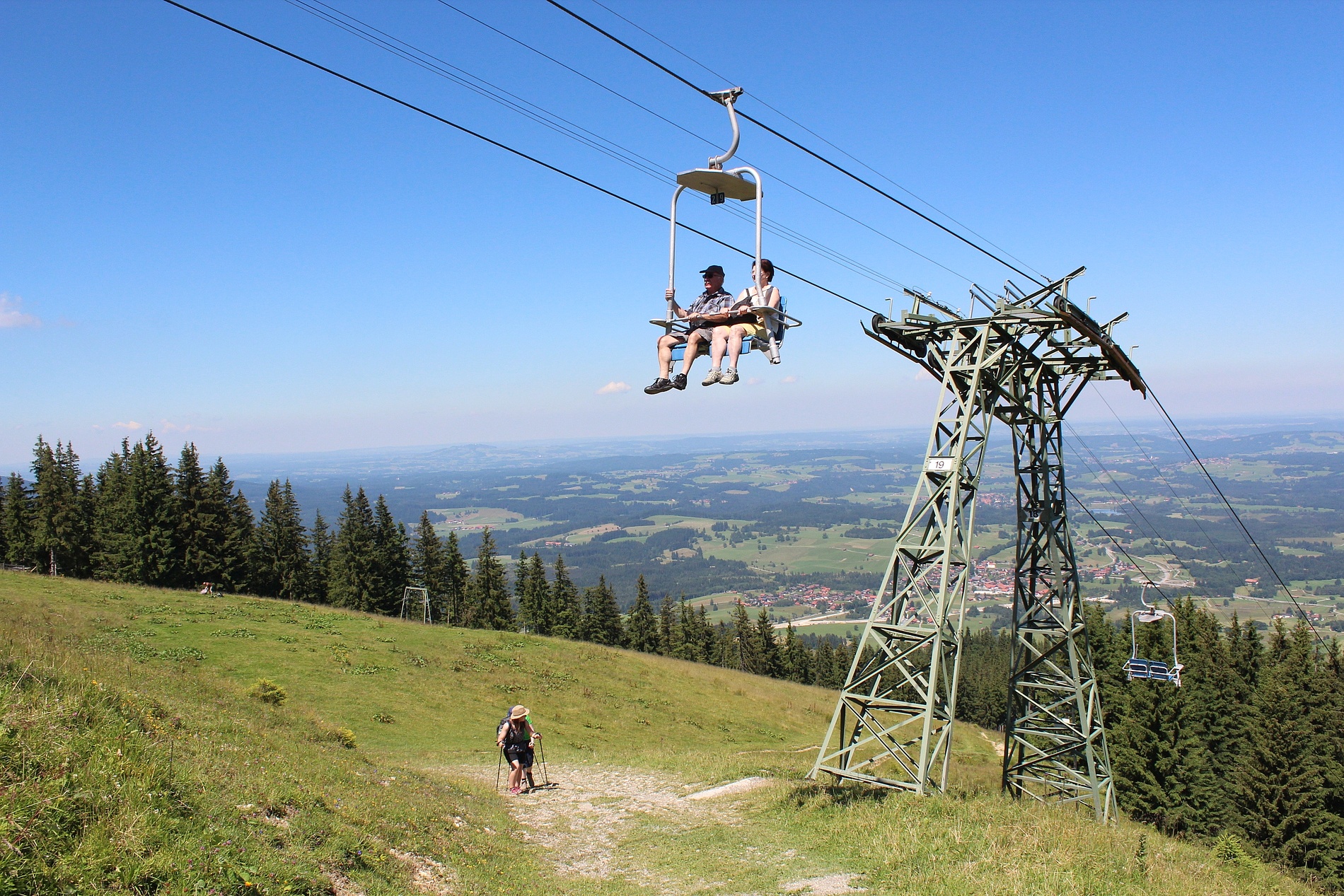 Hörnlebahn – die letzte Doppelsesselbahn mit schwenkbaren Sesseln