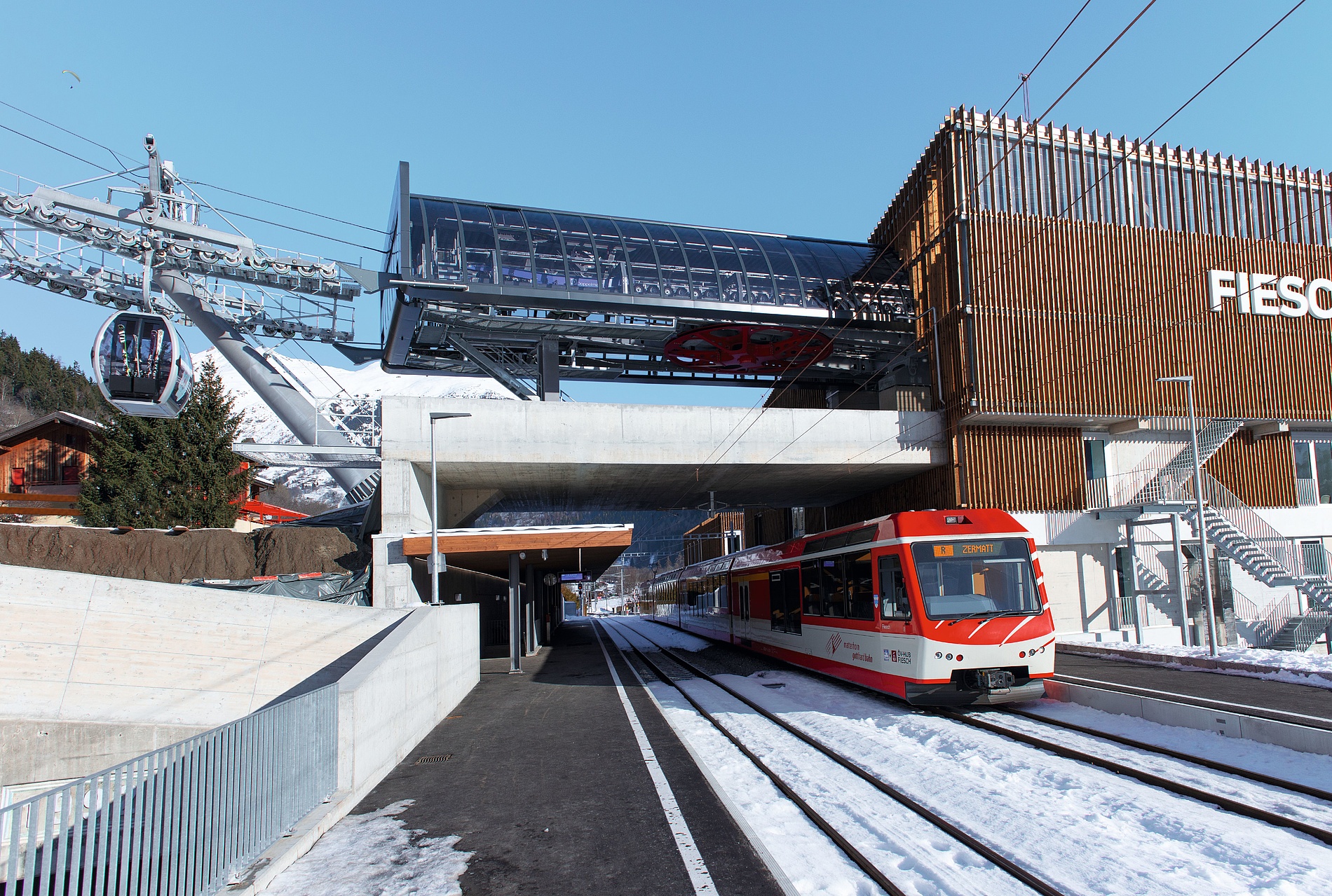 Neuer ÖV-Hub in Fiesch