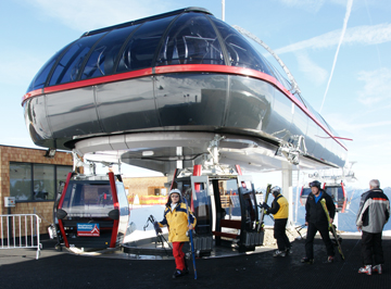 Hahnenkammbahn Höfen: spezielle Zwischenstation