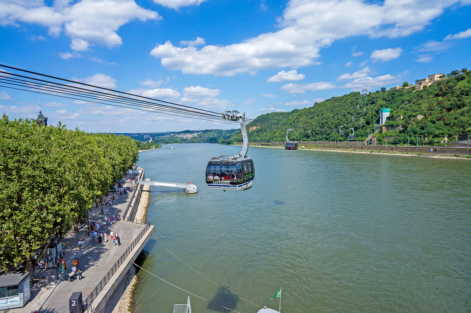 Umfrage bestätigt hohe Beliebtheit der Seilbahn Koblenz