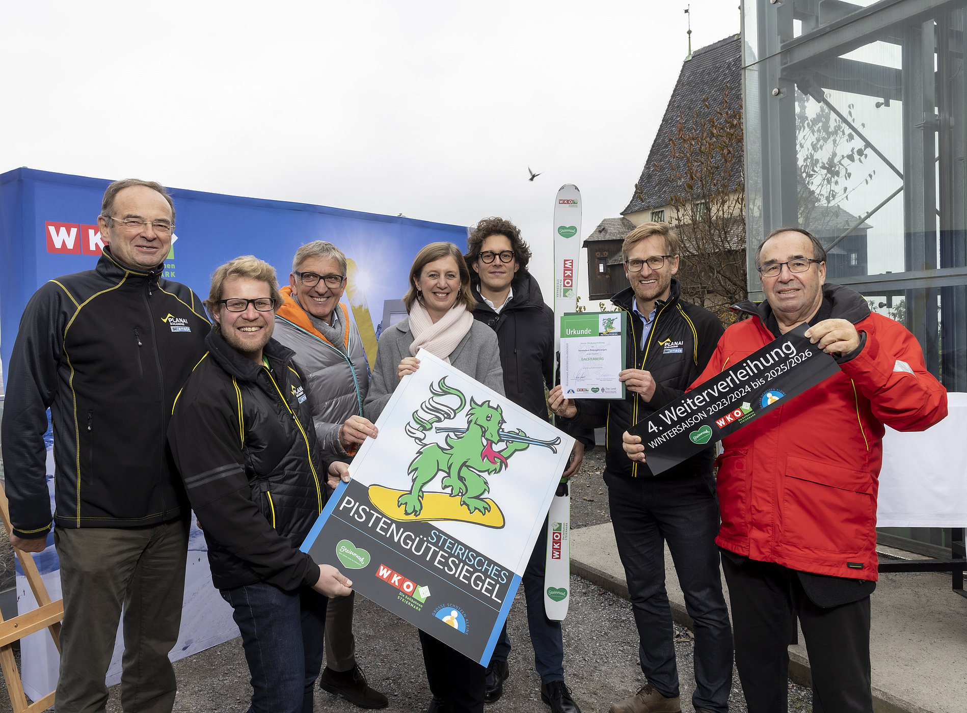Steirisches Pistengütesiegel verliehen