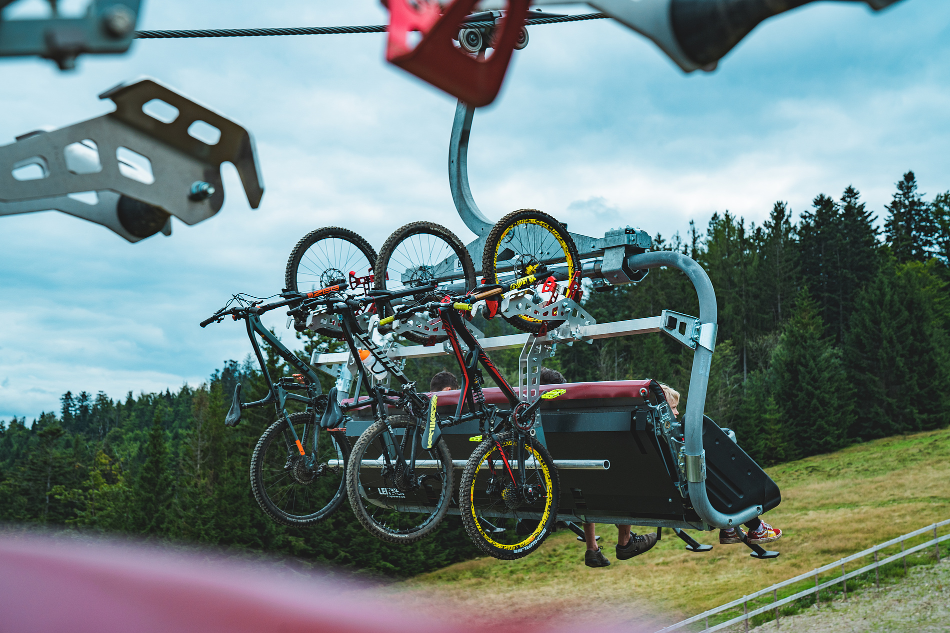 Bike-Transport via Sesselbahn wesentlich vereinfacht