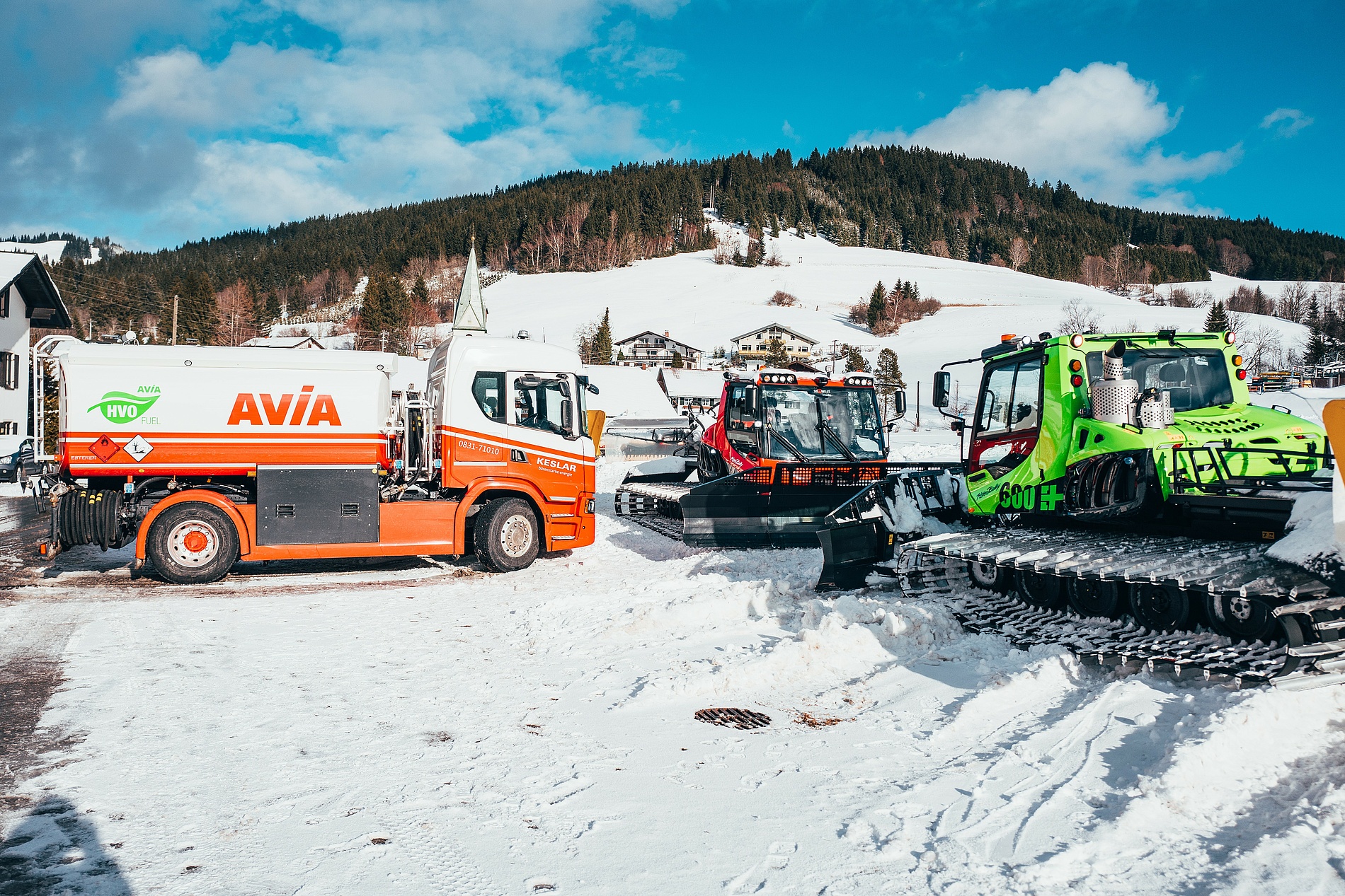 Skigebiet Jungholz testet HVO-Kraftstoff für PistenBullys