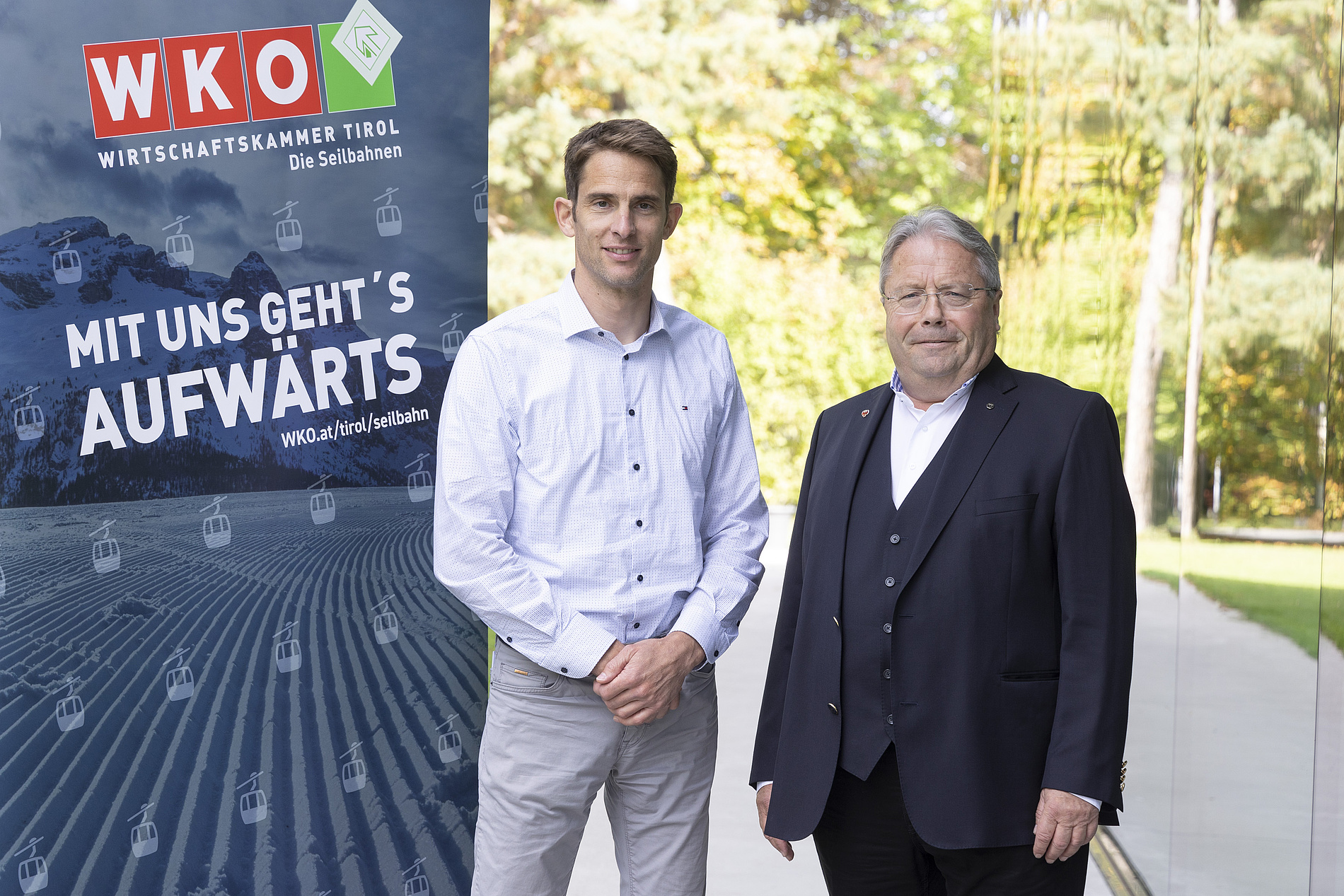 Franz Hörl übergab am Tiroler Seilbahntag an Reinhard Klier
