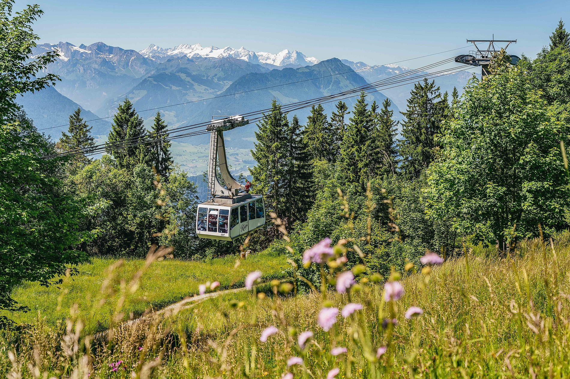 Schweizer Seilbahnen freuen sich über sehr gute erste Sommerhälfte