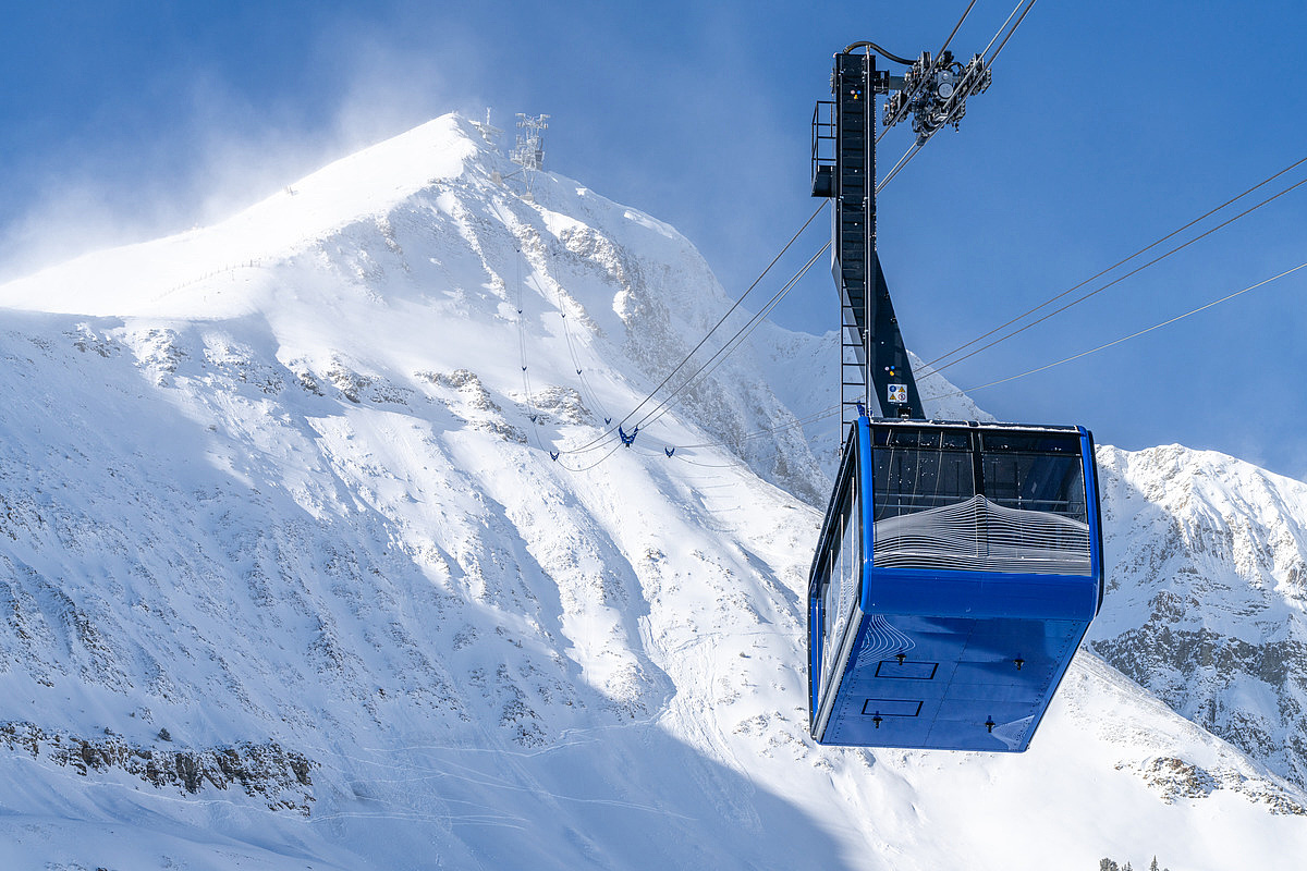 Neue „Lone Peak Tram“-Pendelbahn in den Rocky Mountains