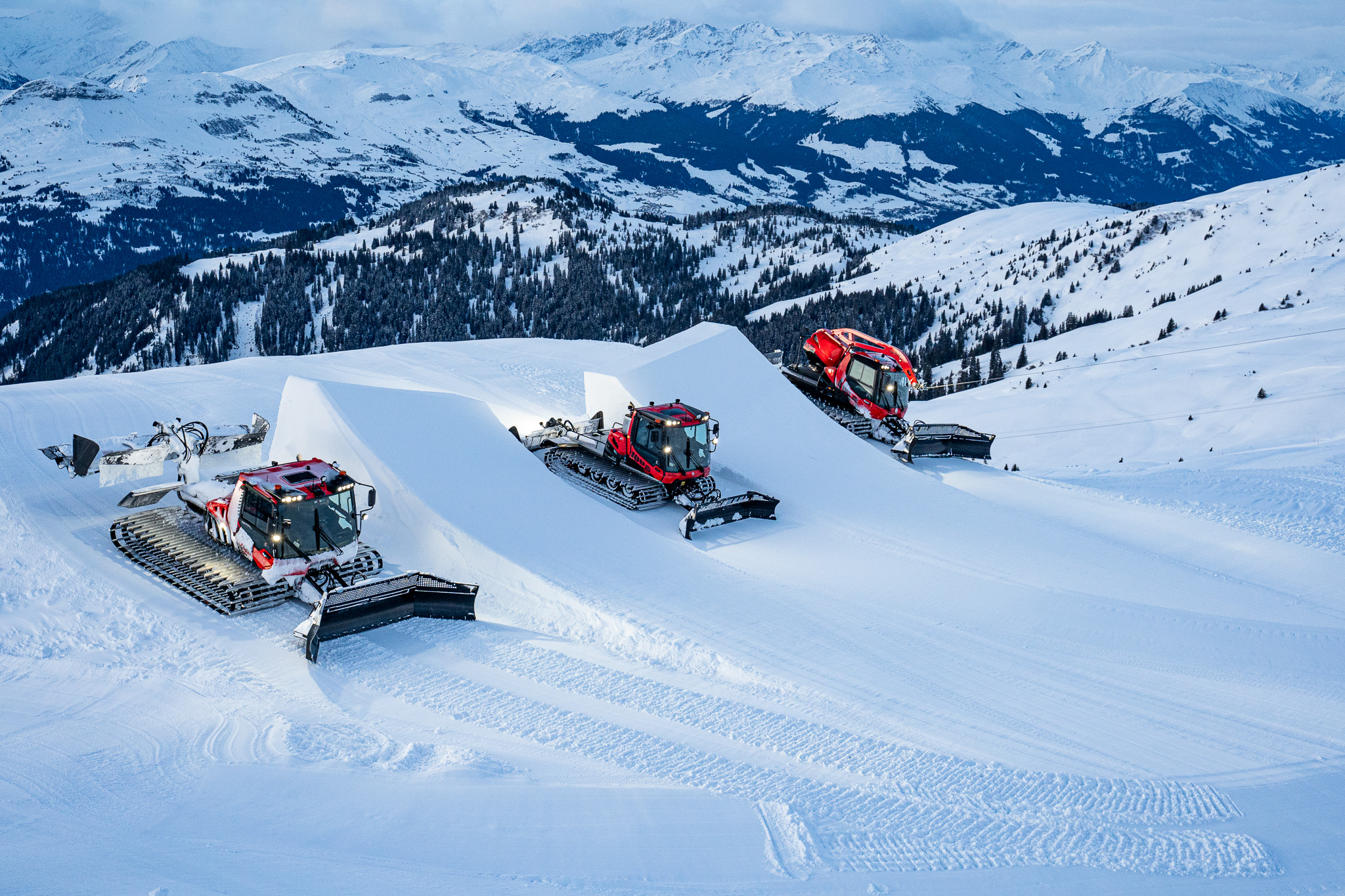 Premiere für den Pistenbully 100 ParkPro